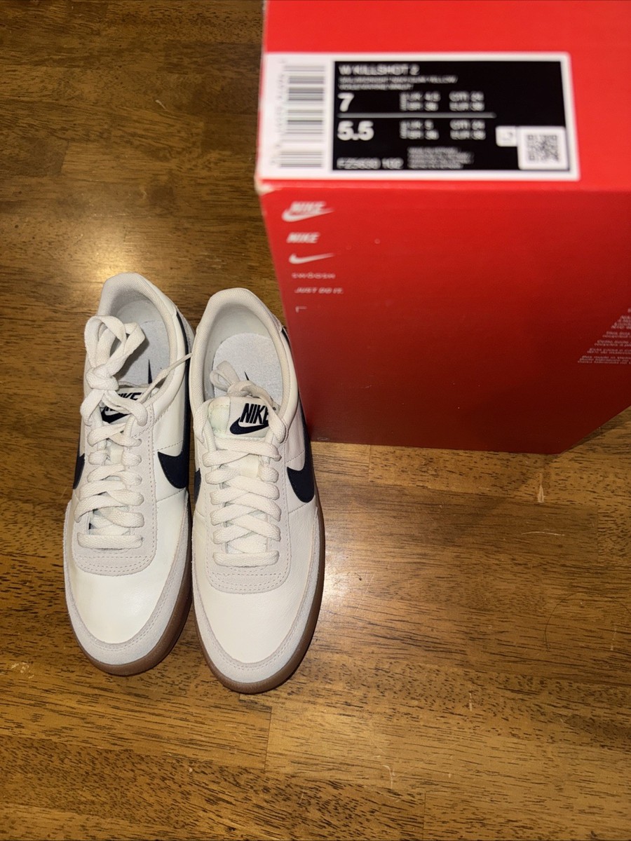 Nike Killshot 2 Women Shoes Size 7 Men 5.5 Sail Navy White FZ5630
