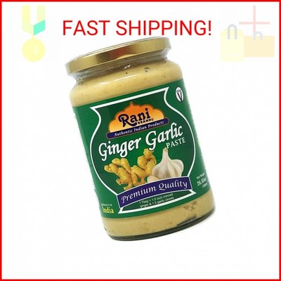 Rani Ginger Garlic Cooking Paste 26.5oz (750g) Glass Jar ~ Vegan | Gluten Free |
