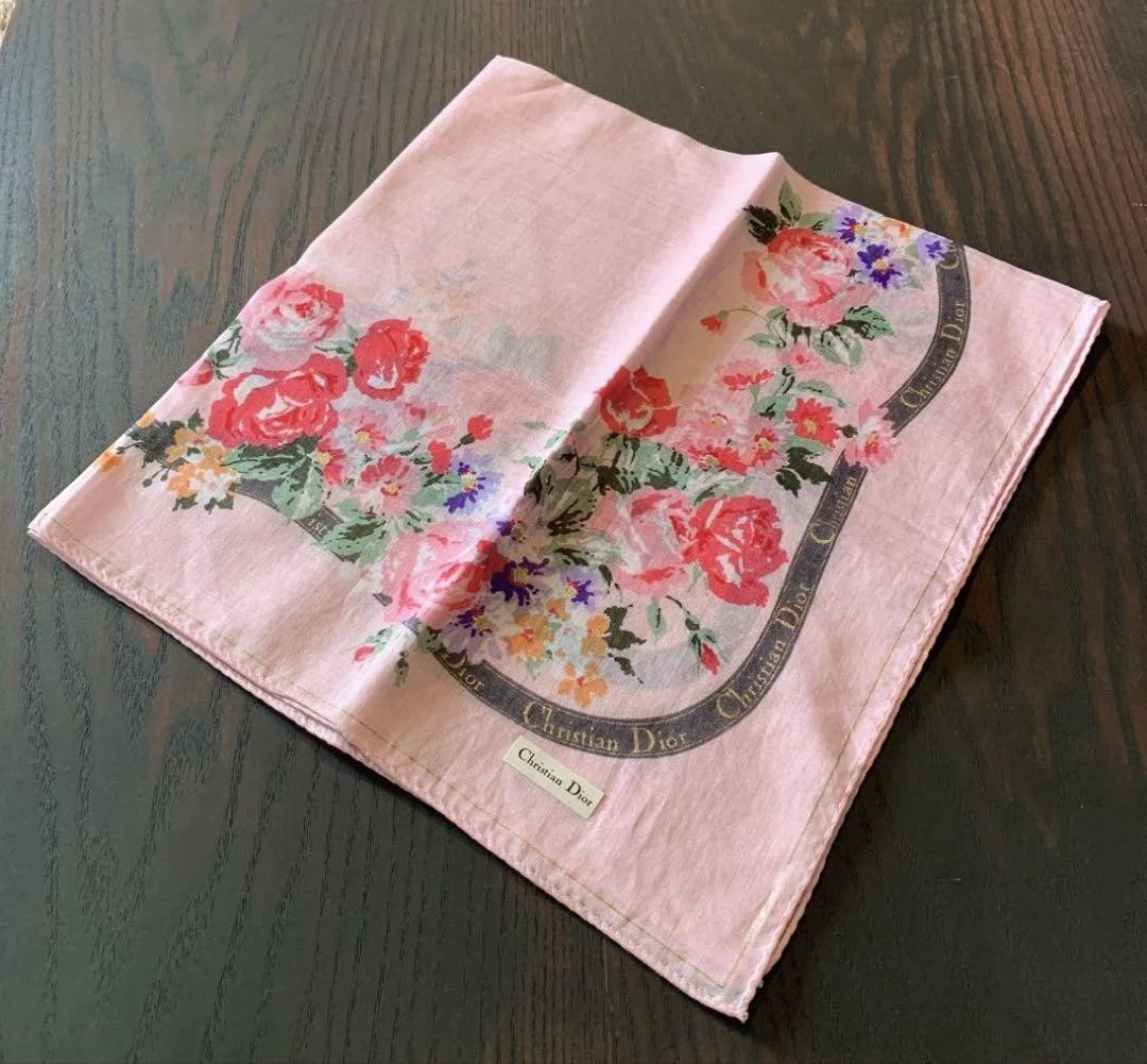 Mouchoir Christian Dior coton 45 cm 17