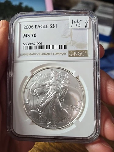 2006 Silver Eagle NGC MS70