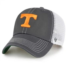 Tennessee Volunteers 47 Brand Trawler Clean Up Adjustable Hat - Charcoal/White 