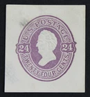 CKStamps: US Cut Square Stamps Collection Scott#U201 Unused H NG Thin