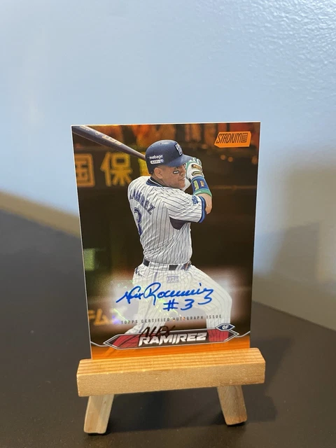 Alex Ramirez 2024 Topps Stadium Club NPB #AC-AR Orange Foil AUTO 25/25 SSP