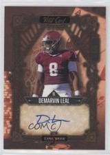 2022 Wild 5 Card Draw Promo Vintage Orange 2/5 DeMarvin Leal Rookie Auto RC v7j. rookie card picture