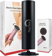 Electric Foot File - Callus Remover for Feet,Adjustable Speed Black