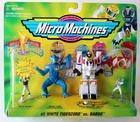 Rare Vintage 1995 Micro Machines Power Rangers #5 White Tigerzord vs Baboo New !