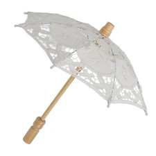 Spitzen-Sonnenschirm-Regenschirm Hochzeit Braut-Spitzenschirm Faltbar Leicht