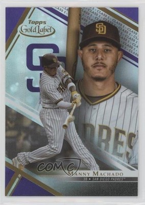 2021 Topps Gold Label Class 1 Purple 4/99 Manny Machado #25 04br