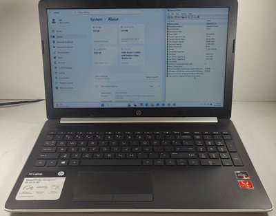 15.6'' HP 15-DB0005DX AMD Ryzen 5 2500 8GB RAM 128GB SSD Radeon Vega 8