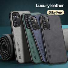 Skin Leather Slim Phone Case For Samsung A16 A26 A36 A57 A37 A06 S25 S26 S24 A56