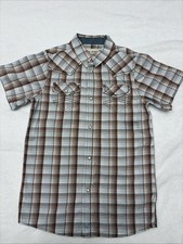 Cody James Authentic Western Apparel boys' short sleeve snap-front