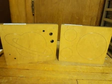 Planets Set Of 2 AccuCut Die Block Frame Model P1472J 1998 VTG crafts Learning
