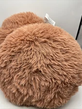 Threshold Long Faux Fur Round Set Of 2 Throw Pillow Terracotta 16in D