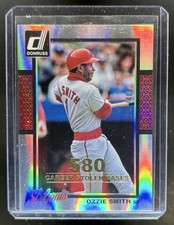 2014 Panini Donruss Ozzie Smith Stat Line Career #/400 Cardinals