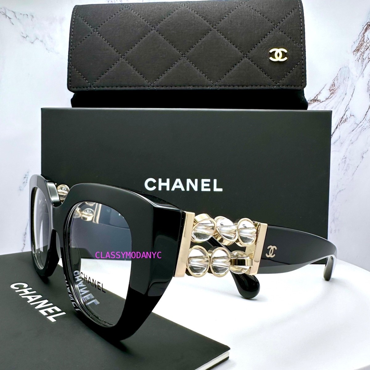 超希少！シャネル （CHANEL）3181 twotone! CHANEL 5538Q Cat Eye Sunglasses | Fashion Eyewear US