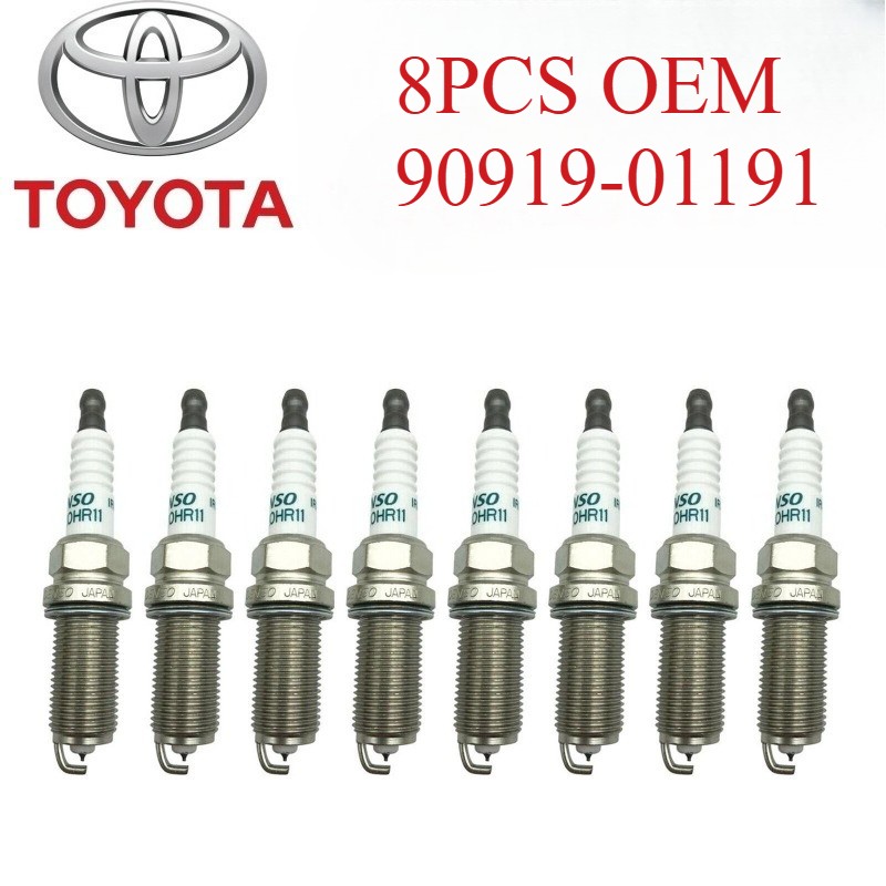 8PCS OEM 90919-01191 Spark Plugs for Toyota Tundra Lexus 4.6L 5.7L
