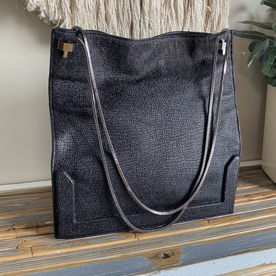 gunmetal chain bolsa strap