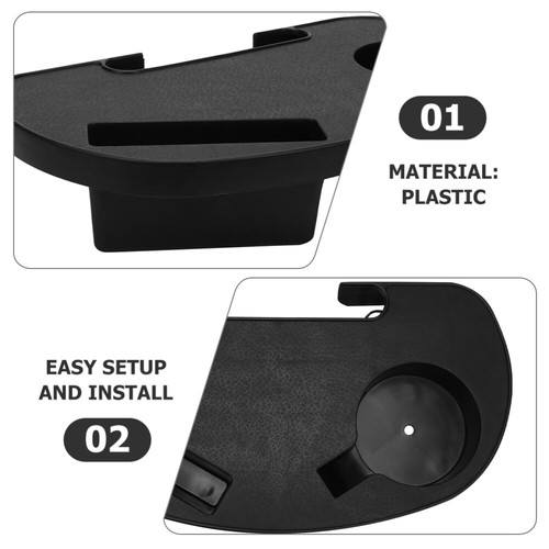 2 Pcs Recliner Cup Holder Chair Accessories Tray for Lounge Travel - Picture 3 of 12