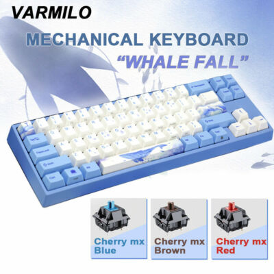 Ducky&Varmilo jointly MIYA PRO Blue Whale fall 68 key Mechanical Keyboard