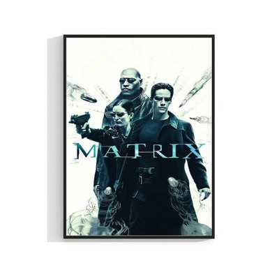 The Matrix Movie 1999 Poster Vintage 90s Film Print