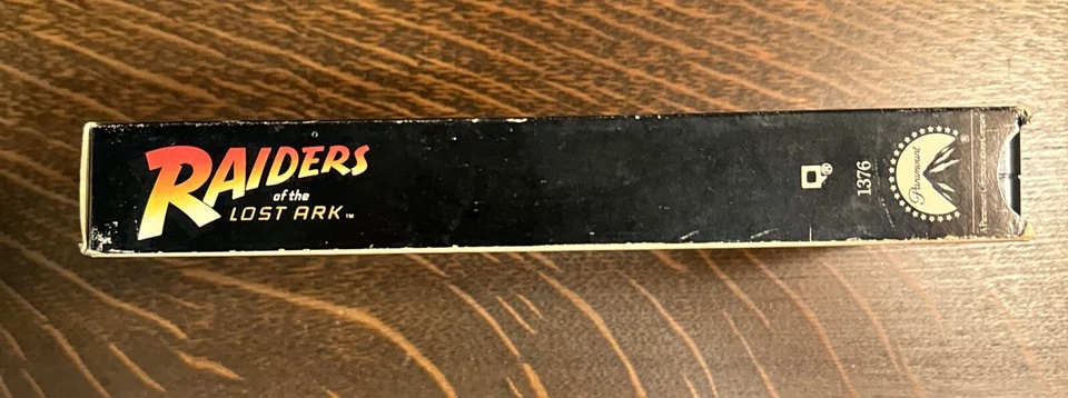 Raiders of the Lost Ark VHS 1989 Indiana Jones Harrison Ford, Address Sticker - Image 4 of 4