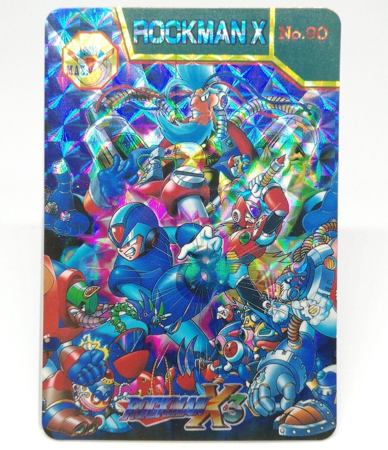 90 ROCKMAN X X3 MEGAMISSION2 Mega ( Rock ) man X CARD Japan Game CAPCOM