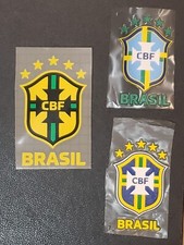 BRASIL NATIONAL TEAM PATCH BRAZIL SOCCER JERSEY CHEST PATCH JACKET..#55