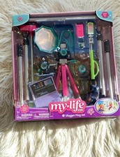My Life As Vlogger 20 Piece Play Set 18 Inch Doll Accessories Work Sound Lights