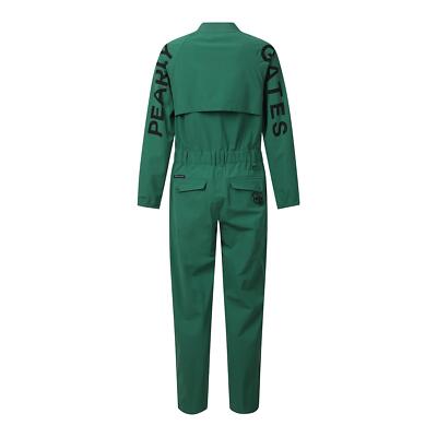 【PEARLY GATES】 Women's Banded Strap Sleeveless Jumpsuit Genuine PEARLY GATES GOLF Womens Logo Print Banded Neck