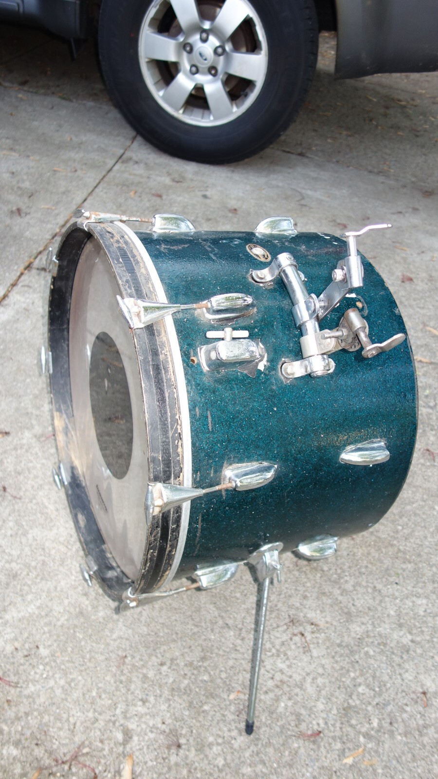 Vintage Slingerland Bass Drum 20 x 14 1960s for repair parts or