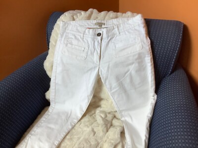 Burberry London Womens White Jeans SZ NEW!!!!!
