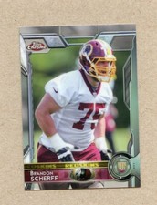 2015 Topps Chrome  Brandon Scherff Refractor #117 RC Washington Redskins