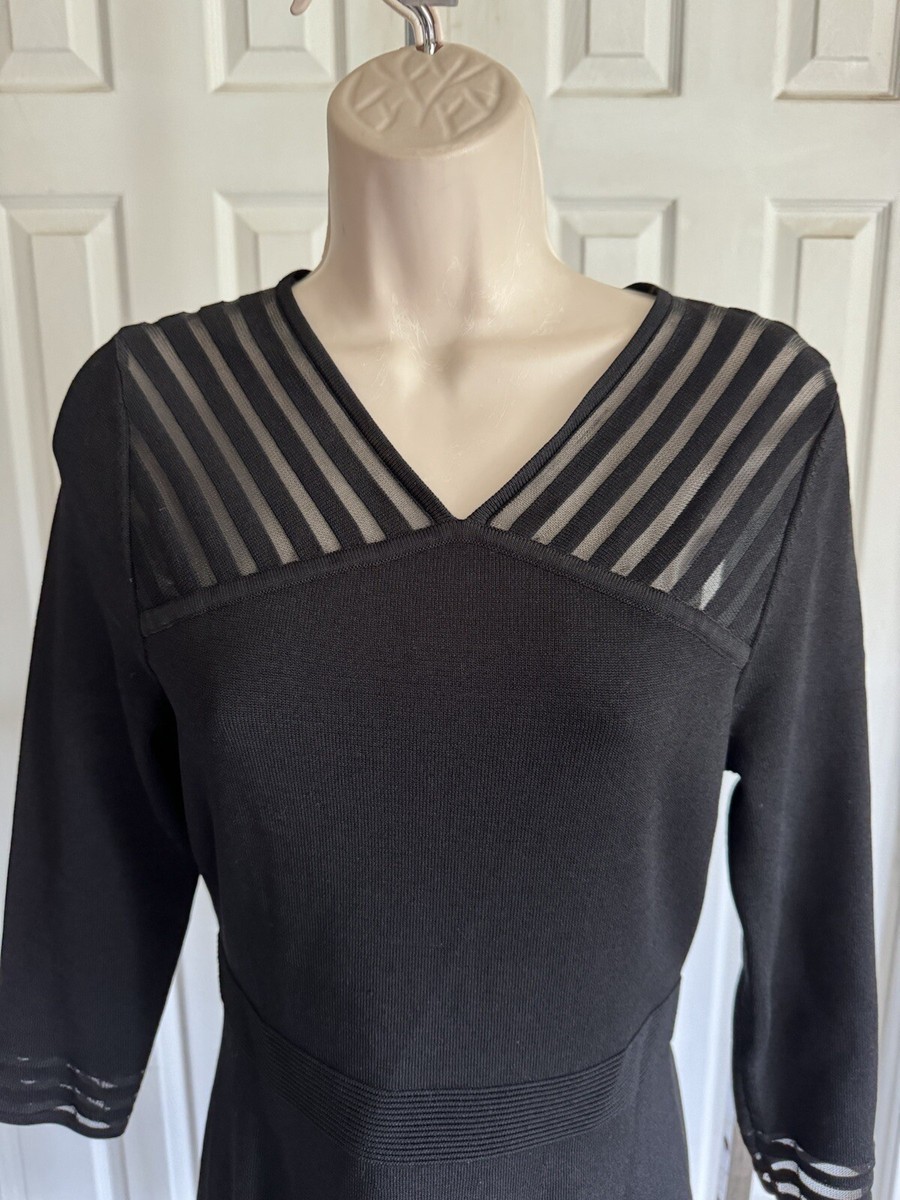 calvin klein mesh panel fit and flare dress NWT Calvin Klein Dress Size 20 W Mesh Panel Fit & Flare Dress Cream