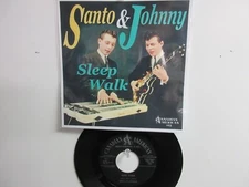 ' SANTO & JOHNNY ' HIT 45 + PICTURE [ SLEEP WALK ]  1959 !