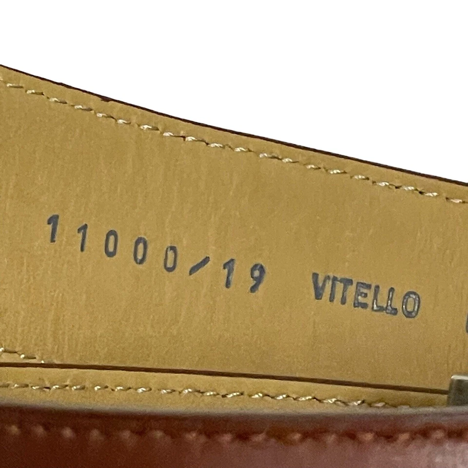 Cinturón Moreschi Cassidy Vitello marrón para hombre talla 40 Foto 4 de 4