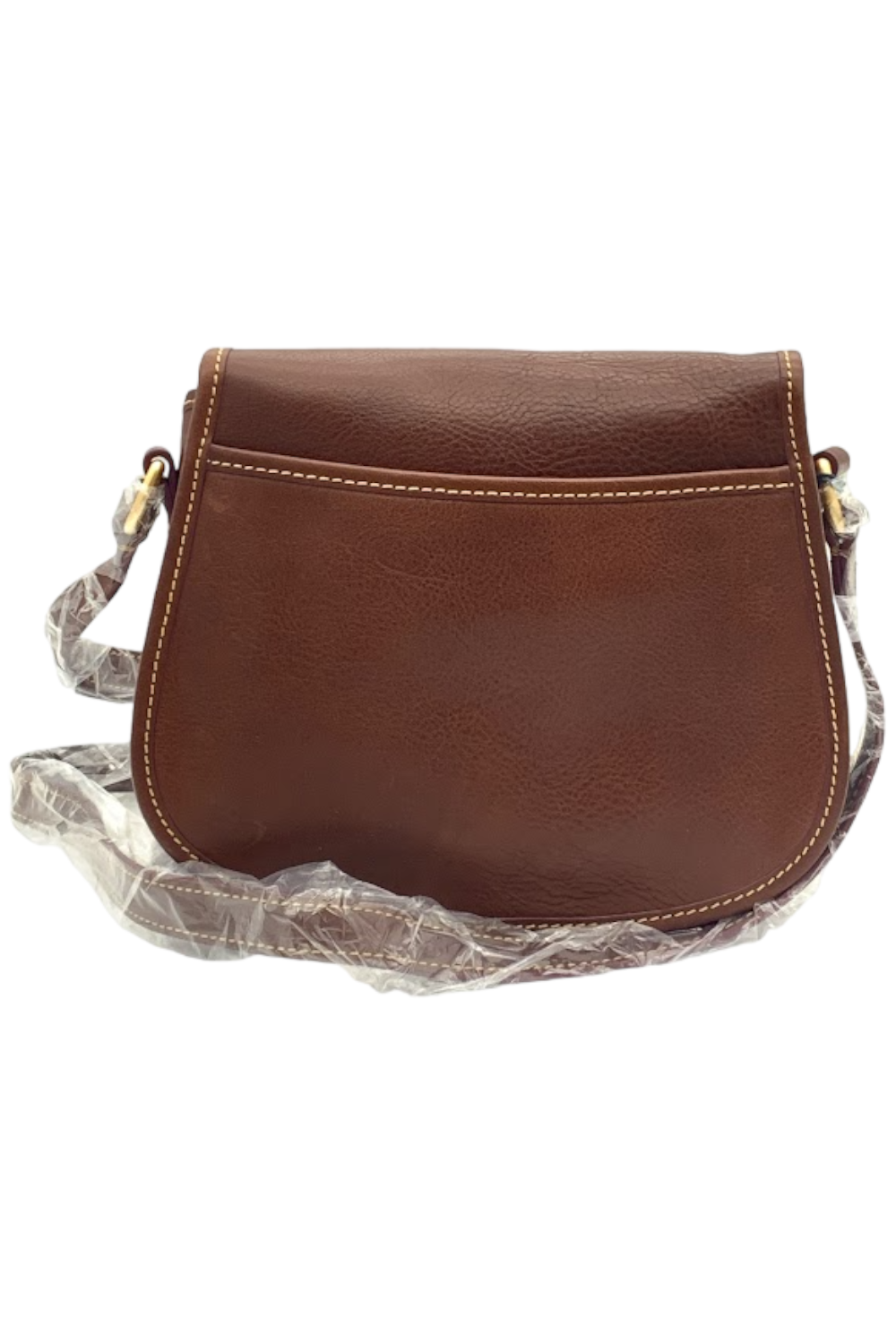 Dooney & Bourke Florentine Leather Saddle Crossbody Bag Chestnut eBay