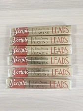 VINTAGE SCRIPTO Extra Strong Drawing Writing Long Leads (22) U.S.A. No 188 Red