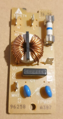 Mikrowelle Backofen Sicherung Stromsteuerung Leiterplatte SHARP R-269KM FPWBF A387 10PET4