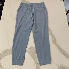 Marc New York Andrew Marc Blue Rib Knit Soft Slim Jogger Pants Women s Medium