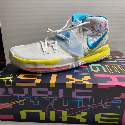 Nike Kyrie Irving 6 Retro 90's NEON Grafitti BQ4630 101 size 18 Nike Kyrie Irving 6 Retro 90's NEON Grafitti BQ4630 101 size 18