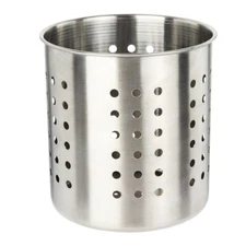 Stainless Steel Round Utensil Holder Cookware Cutlery Rack for Kitchen Home