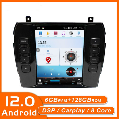 For Jaguar Xj 2004-2008 Android Car Radio Tesla Screen 2din Stereo Receiver 128g