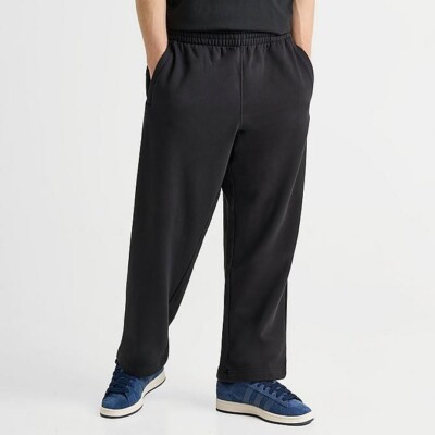 adidas Originals Trefoil Essentials Mens Jogger Pants JM3054 Black