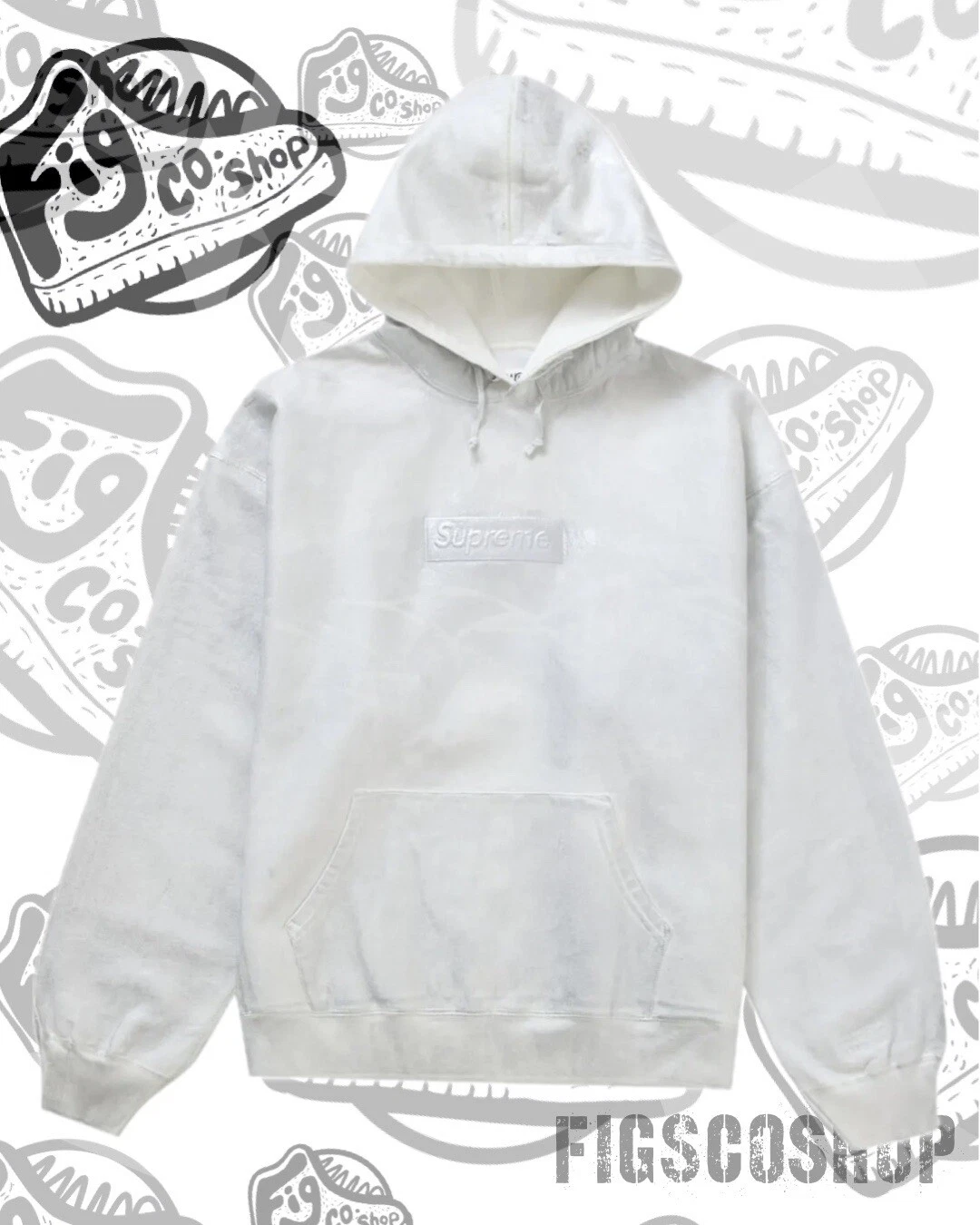 Sweat à capuche logo Supreme®/MM6 Maison Margiela Foil Box   Blanc   Taille Petite ✅ ? ?