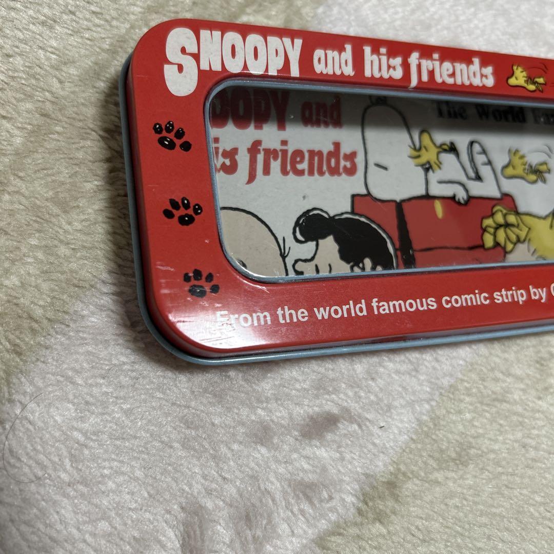 Snoopy Can Case Pencil F/S-M501 from japan Rare Good Snoopy Can Case Pencil F/S-M501 from japan Rare Good