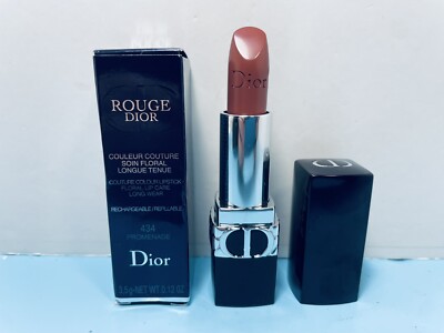CHRISTIAN DIOR - ROUGE DIOR LIPSTICK - 434 PROMENADE - REFILLABLE -0.12 OZ - NEW