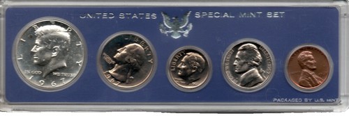 1966 Canada Mint Set- Proof Like-6 Gem Coins Including 4 80