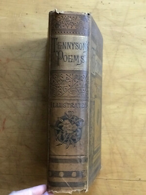 Antique 1891, The Poetical Works Of Alfred Tennyson - Illustrated