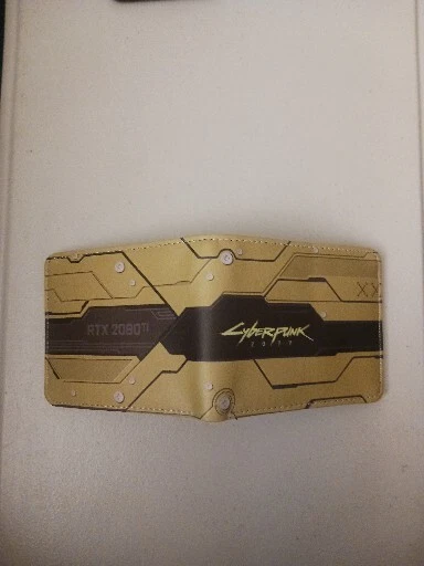 Cyberpunk 2077 Wallet Bi-Fold PU Wallet Black/Yellow  - Image 3 of 4