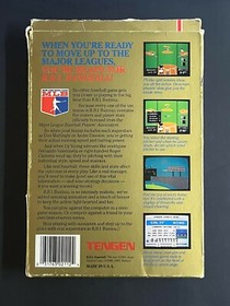 R.B.I. Baseball: Tengen (Nintendo NES, 1988) Complete 